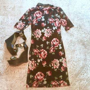 Mesh Body-Con Mini Dress